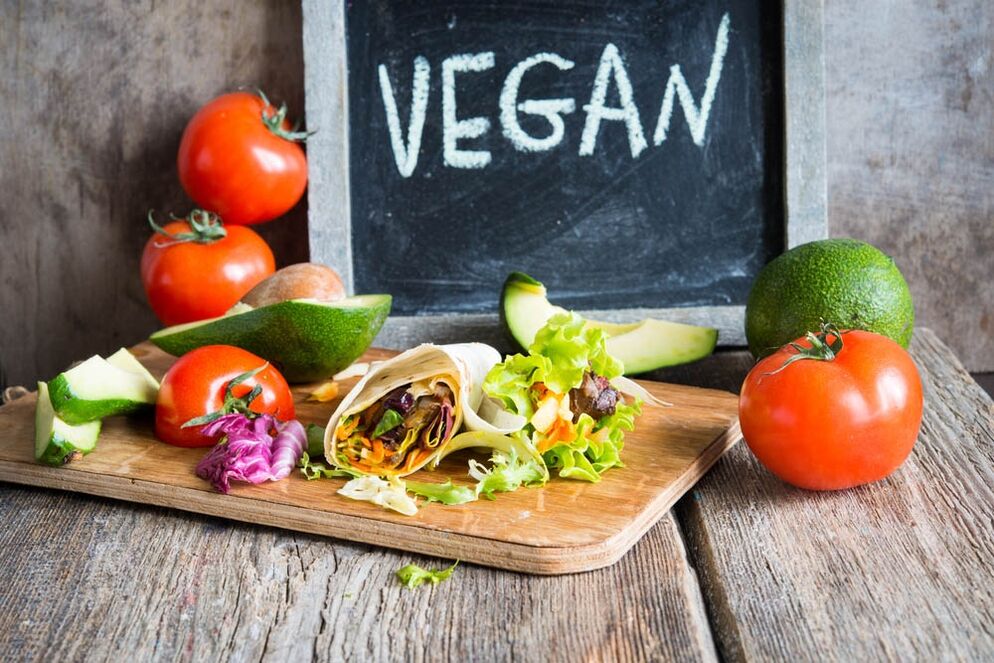 Nutrición dietética según los principios de Dukan para veganos. 