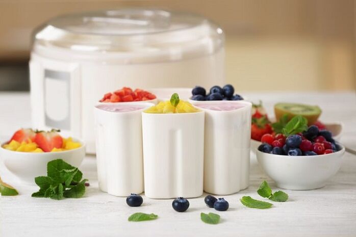 yogur adelgazante de frutas y bayas