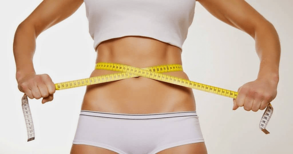 medir la cintura con un centímetro después de perder peso